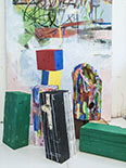 Cubes de bois, acrylique | 20 x 70 x 23 cm 2015
